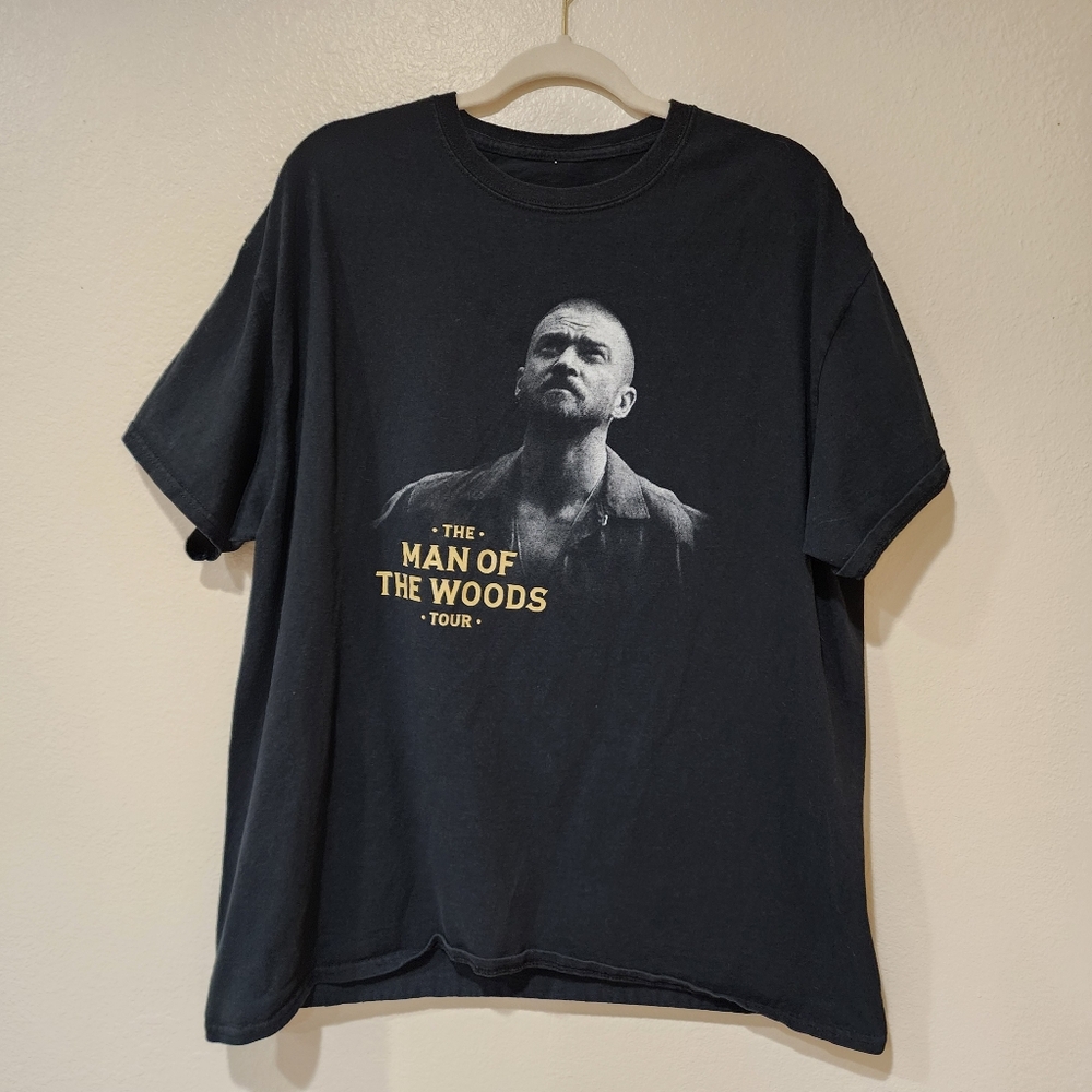 Justin Timberlake Man of the Woods Tour Tee Official Merch 2018 Oversize size XL